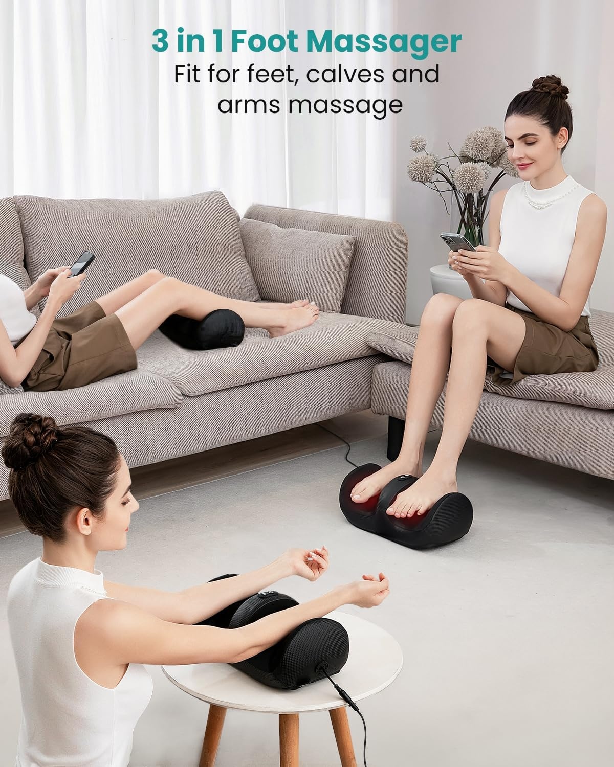 Appareil de massage Shiatsu polyvalent - Jusqu'à -32% sur nos modèles outlet