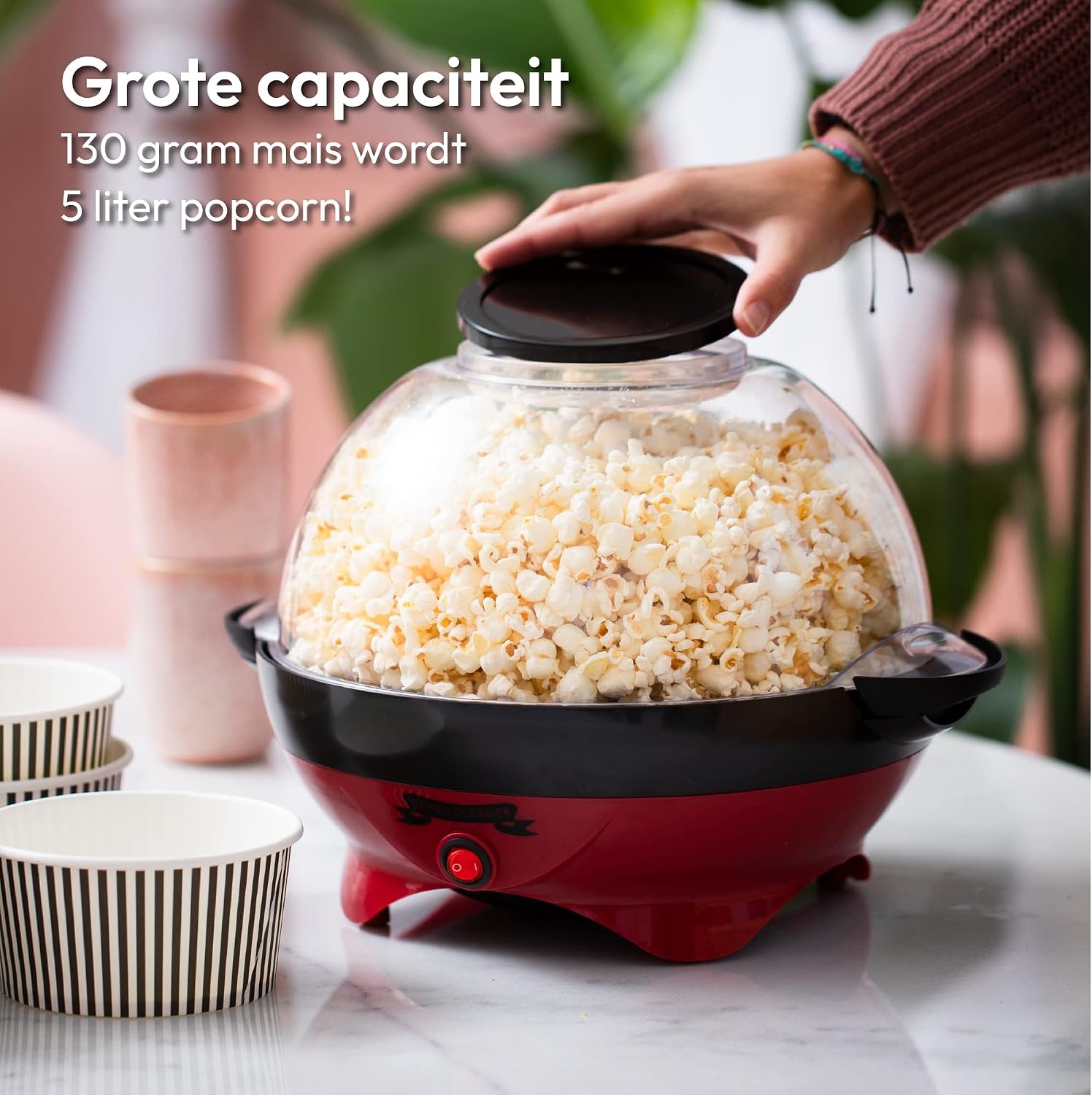 Machine à popcorn électrique 5L - Jusqu'à 33% de réduction