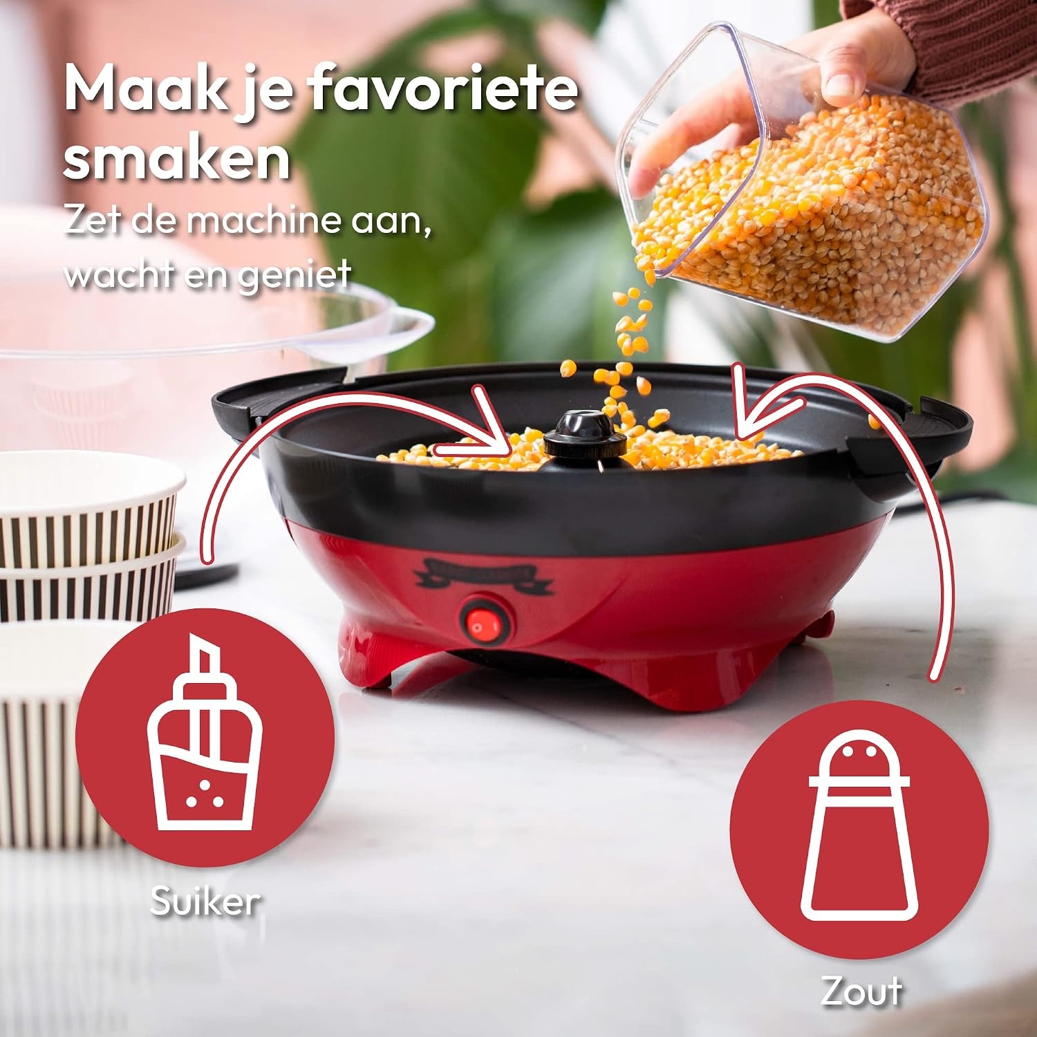 Machine à popcorn électrique 5L - Jusqu'à 33% de réduction
