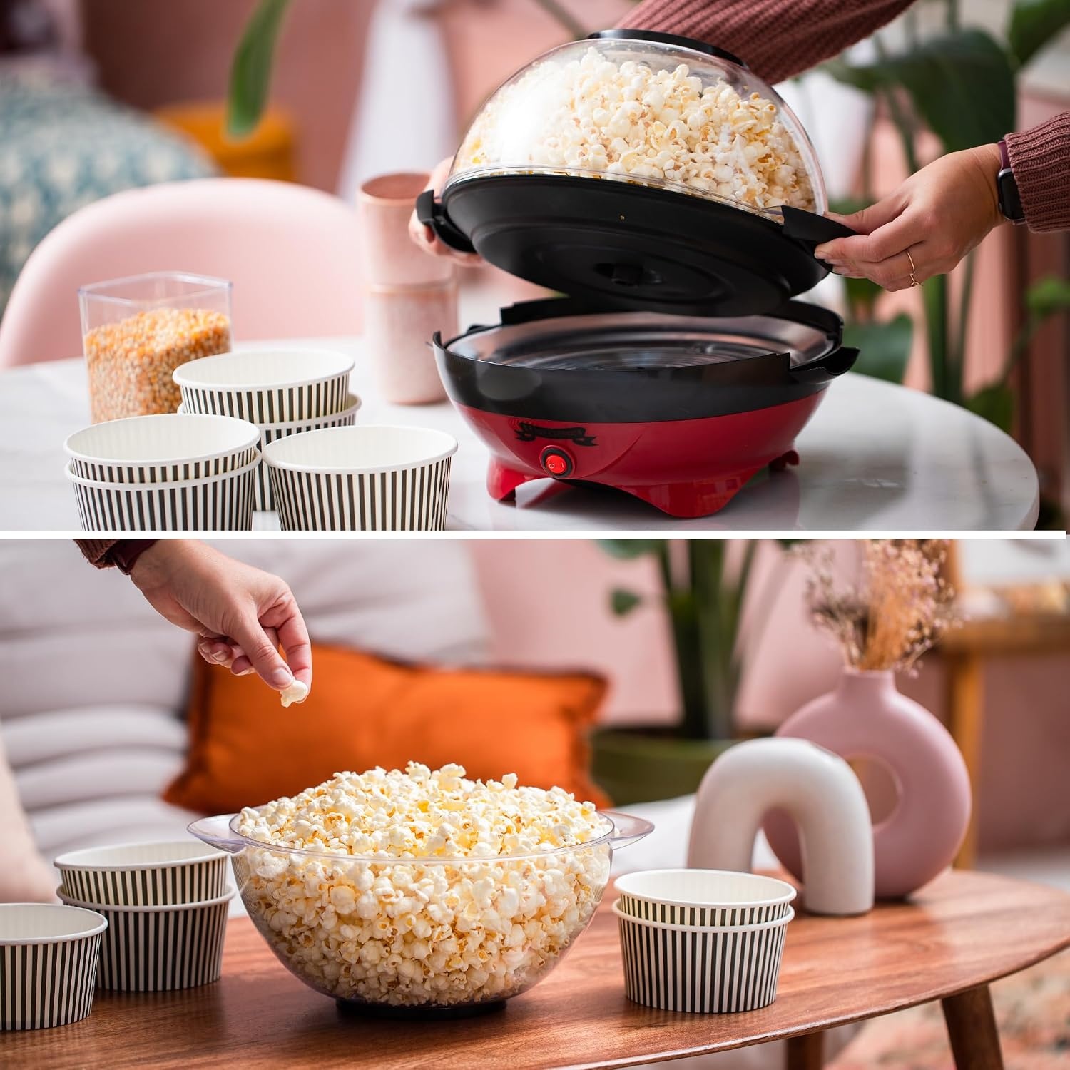 Machine à popcorn électrique 5L - Jusqu'à 33% de réduction