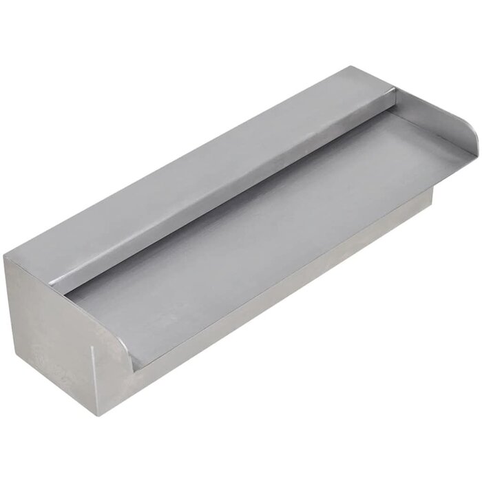 Vidaxl Cascade de piscine rectangulaire inox 30 cm - Jusqu'à 40% de remise