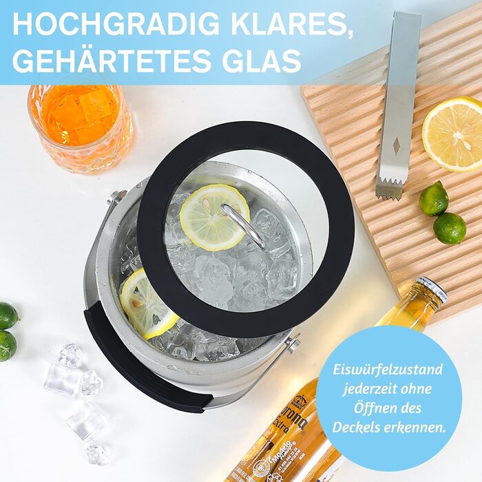 Seau à glace inox 2L avec accessoires - Jusqu'à 32% de remise
