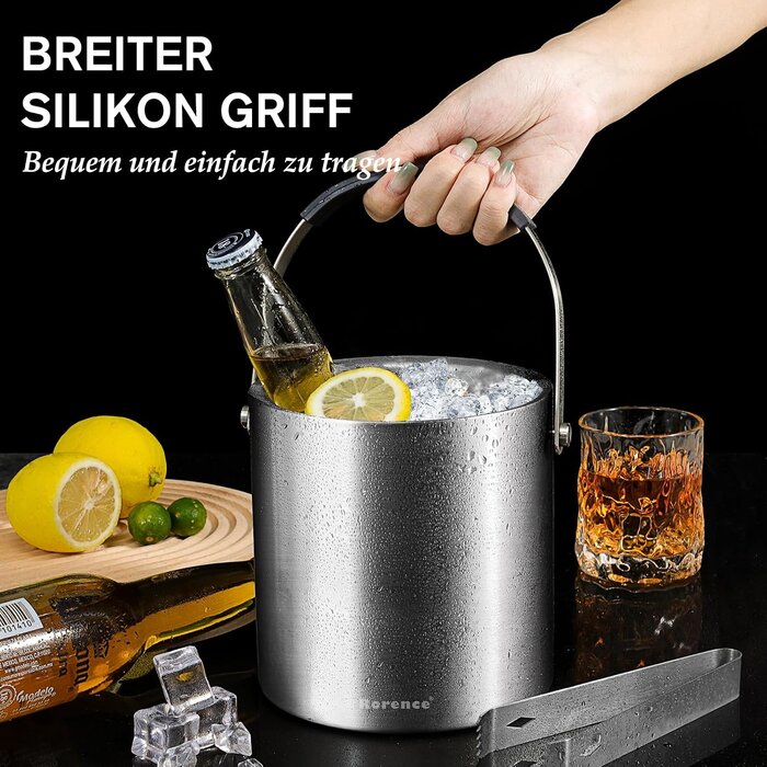 Seau à glace inox 2L avec accessoires - Jusqu'à 32% de remise