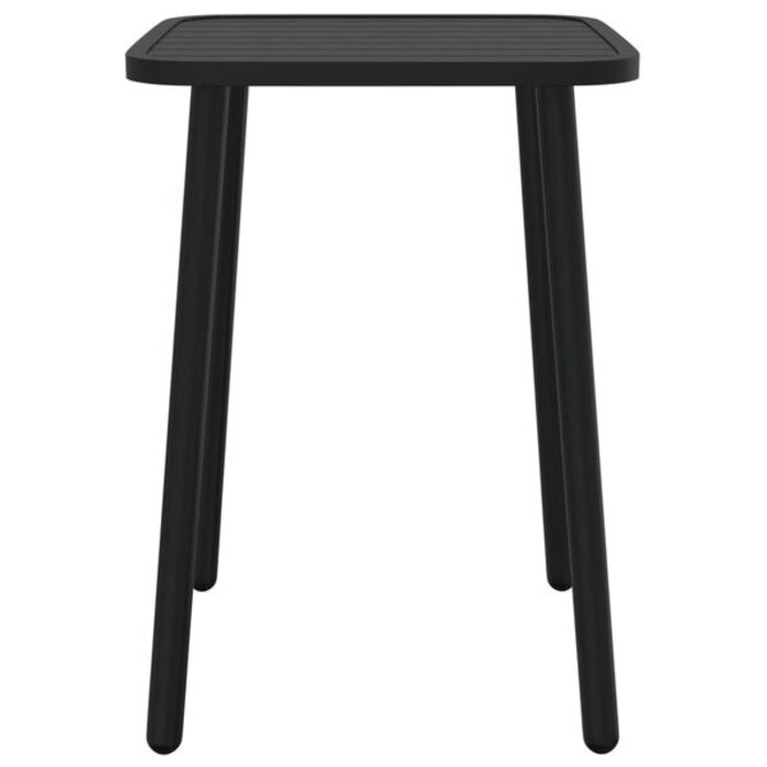 Vidaxl Table de jardin en acier anthracite 50x50x71 cm - Jusqu'à -34%