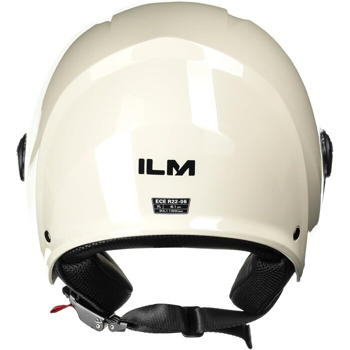 Casque Jet Rétro Moto/Scooter Beige - Homologué ECE 22.06 - Jusqu'à -33%