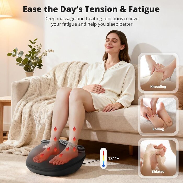 Appareil de Massage Shiatsu pour Pieds - Jusqu'à -34% sur une sélection