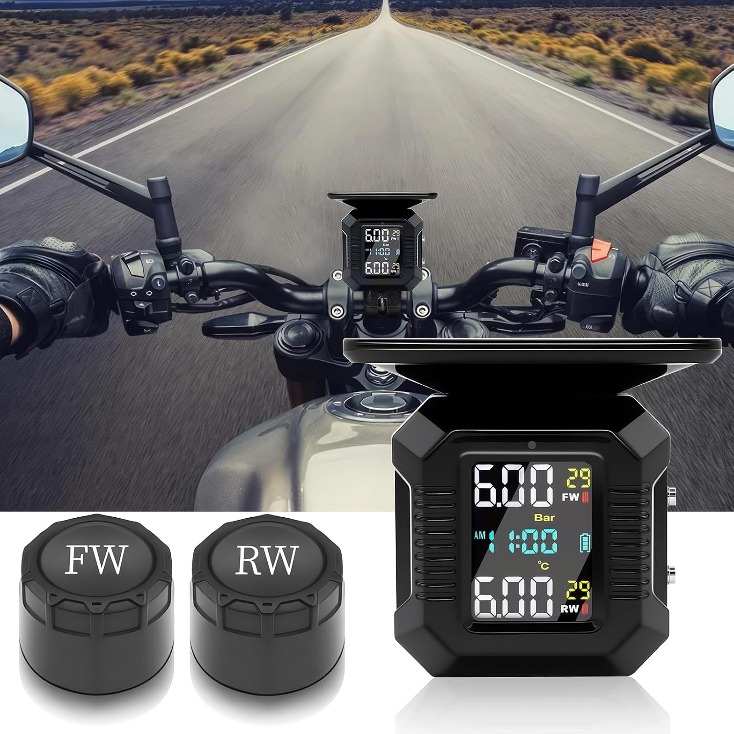 Système TPMS moto sans fil solaire : jusqu'à 32% de remise