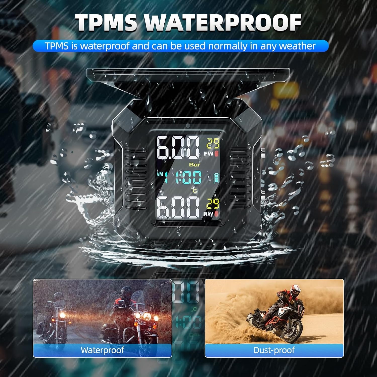 Système TPMS moto sans fil solaire : jusqu'à 32% de remise