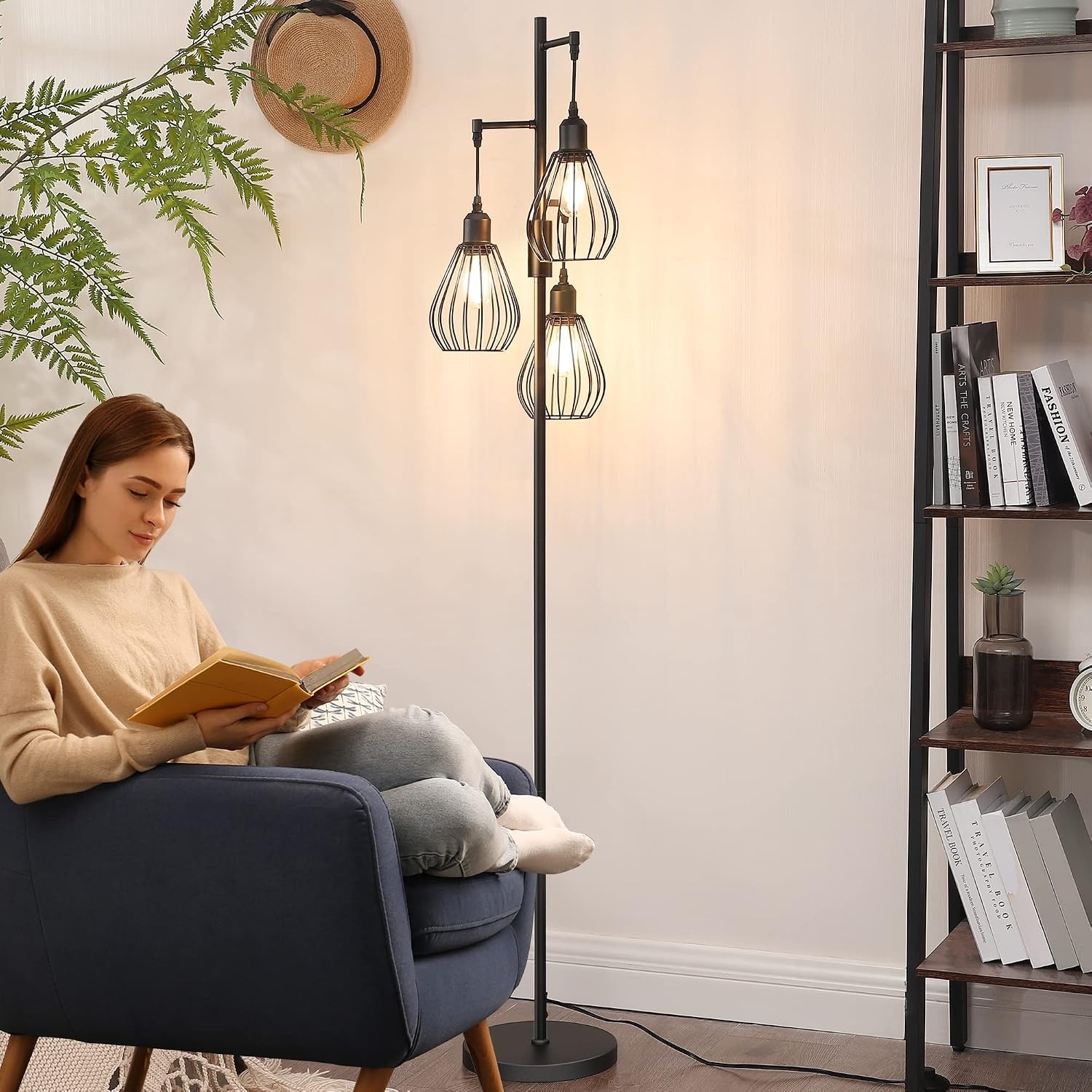 Lampadaire Industriel 3 Têtes Dimmable - Jusqu'à -34%