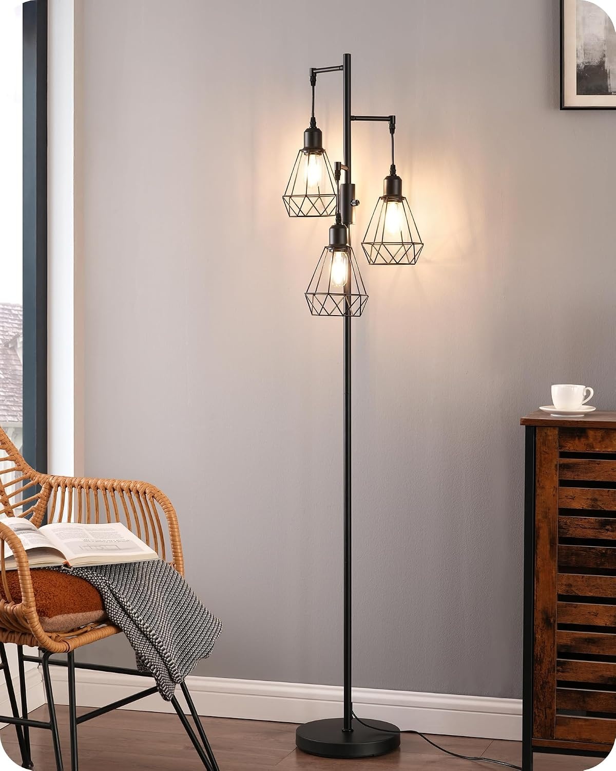 Lampadaire Industriel 3 Têtes Dimmable - Jusqu'à -34%