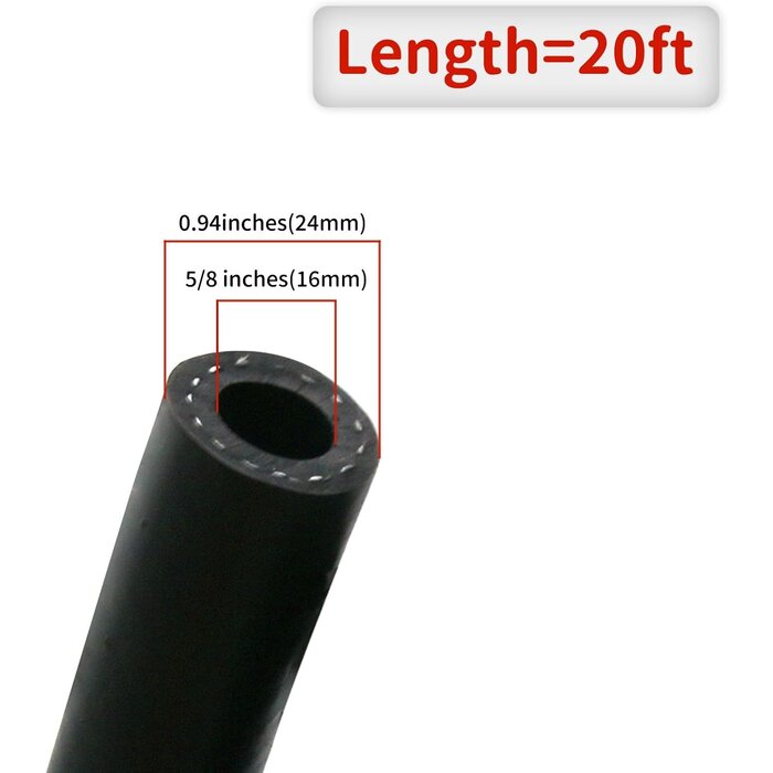 Durite Carburant Universelle 16 mm x 6 m - Jusqu'à 28% de remise