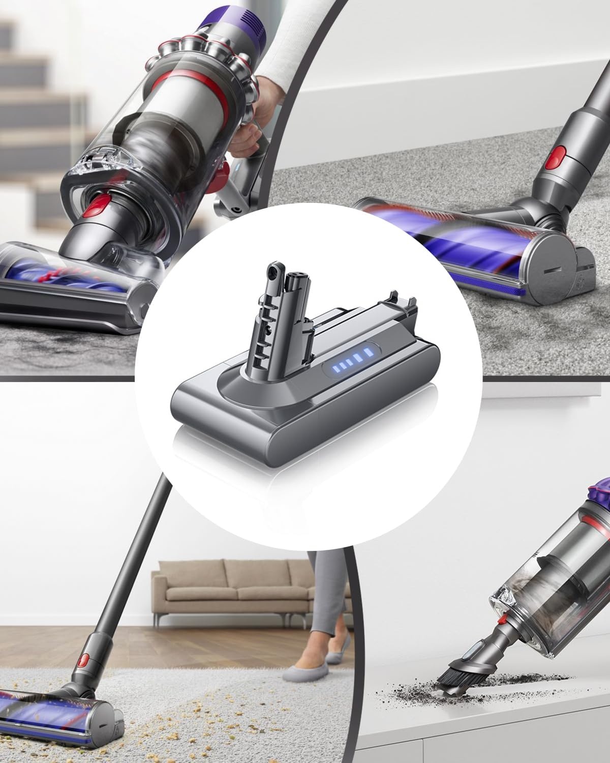 Batterie de rechange pour aspirateur sans fil - Jusqu'à 28 % de réduction