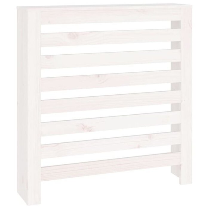 Vidaxl Cache-radiateur en pin massif blanc - Jusqu'à -39%