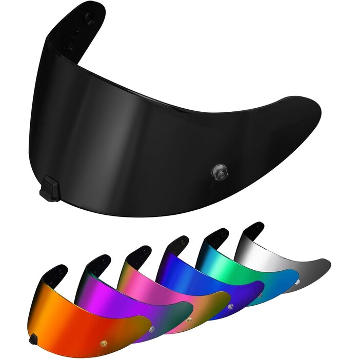 Visière Casque Rouge Profond - Jusqu'à -28% sur votre équipement moto