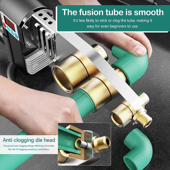 Soudeuse tubes PPR 1500W - Ø 20-63mm - Kit complet - Jusqu'à -33%