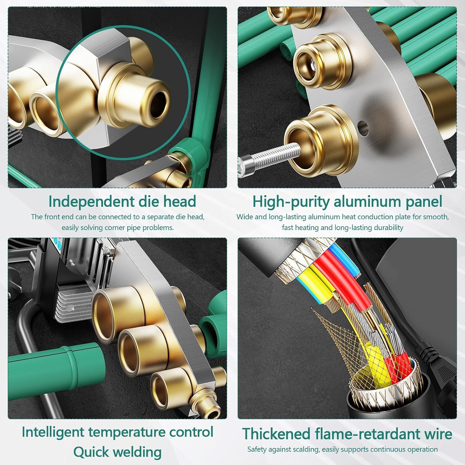 Soudeuse tubes PPR 1500W - Ø 20-63mm - Kit complet - Jusqu'à -33%