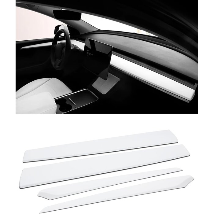Kit déco Tesla Model 3 & Y Fibre de Carbone Mate - Jusqu'à -34%