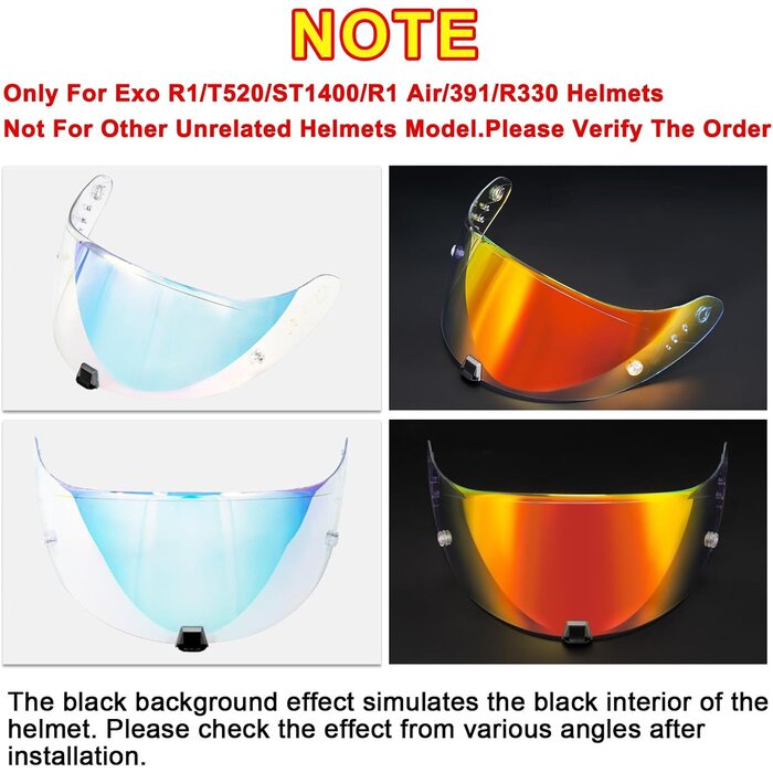 Visière moto Scorpion EXO - Protection UV - Jusqu'à -32%