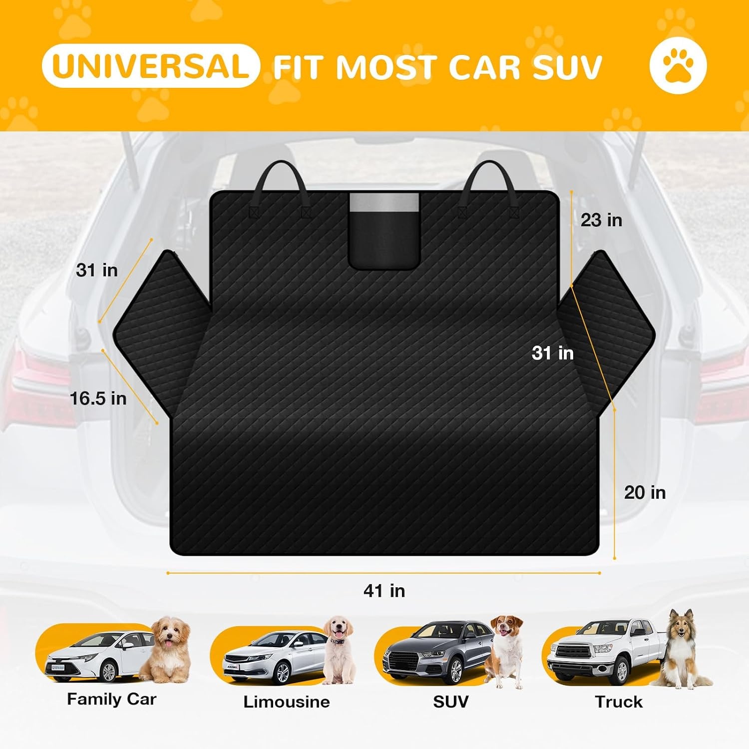 Housse de protection coffre SUV pour chien - Jusqu'à -28% sur votre achat