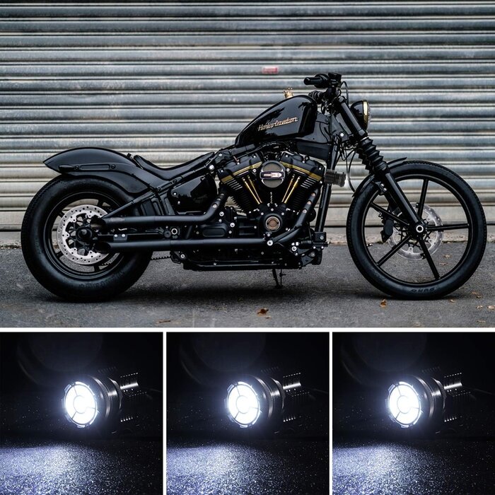 Paire de projecteurs LED 90W pour moto - Jusqu'à -34% sur l'outlet