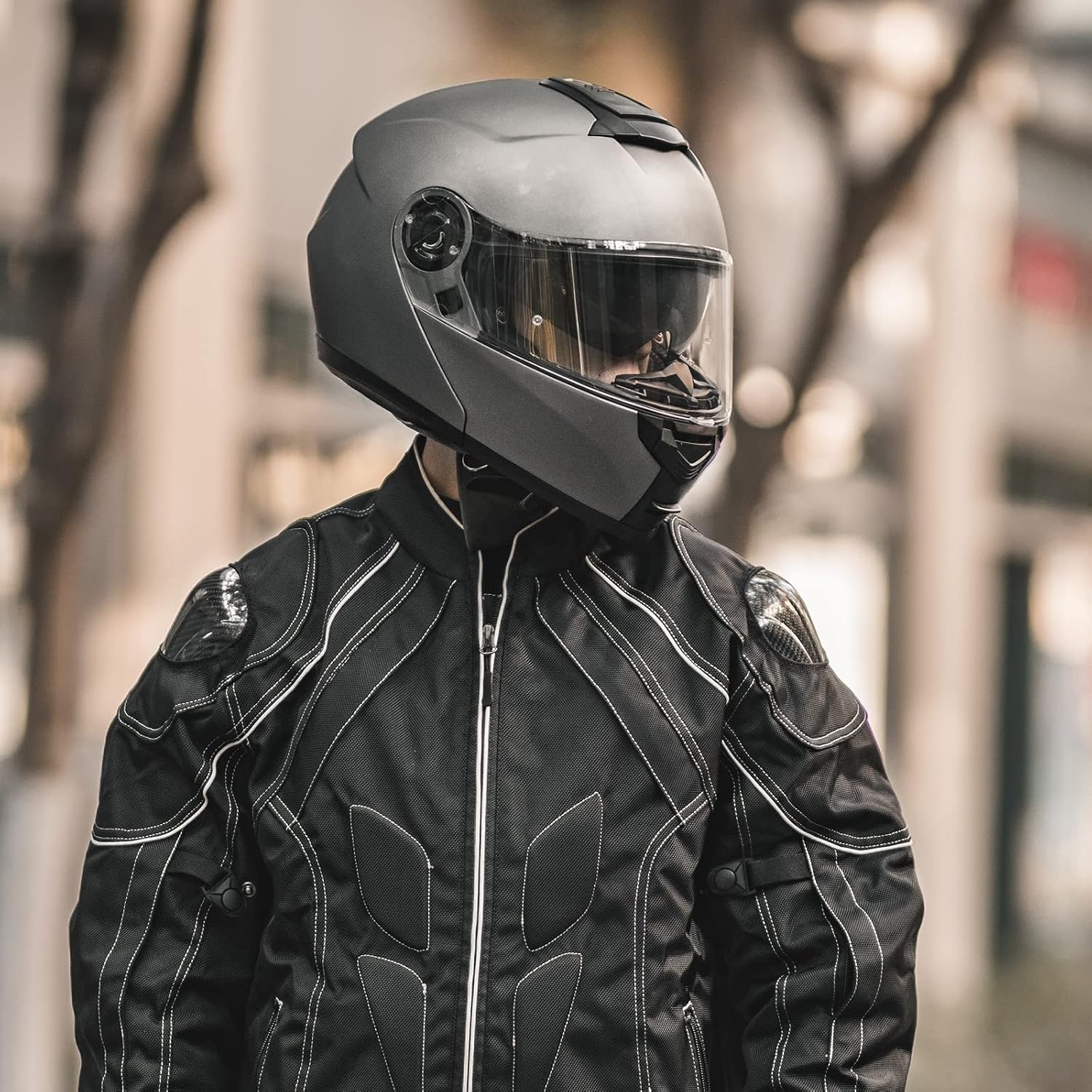 Casque Moto Modulable Gris XL - Jusqu'à -34% de remise
