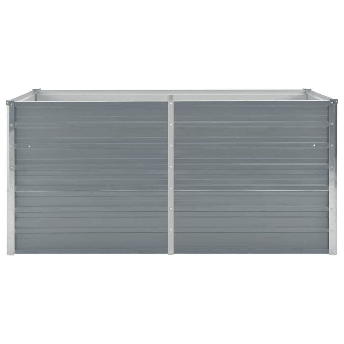 Vidaxl Jardinière surélevée en acier galvanisé - 160x80cm - Jusqu'à -33%