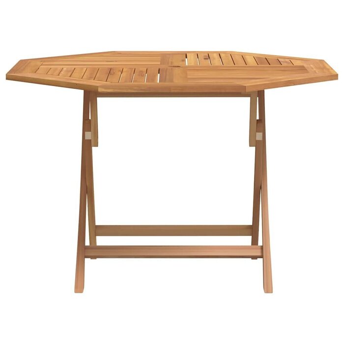 Vidaxl Table de jardin pliante en teck massif 110x110cm - Jusqu'à -35%
