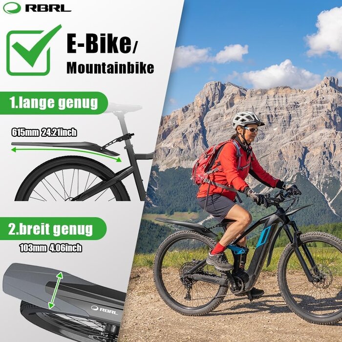 Kit garde-boue universel 29" VTT - Jusqu'à -31% sur votre équipement