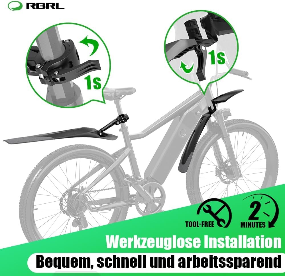 Kit garde-boue universel 29" VTT - Jusqu'à -31% sur votre équipement