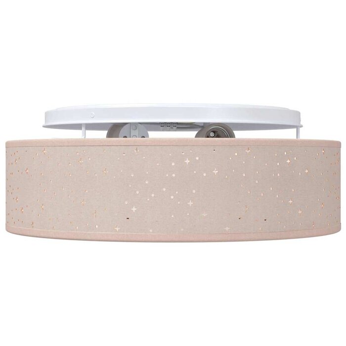 Plafonnier en tissu taupe 38cm - Jusqu'à -33% sur l'outlet