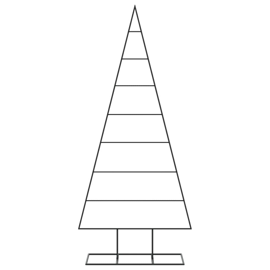Vidaxl Sapin de Noël design métal noir 180 cm - Jusqu'à 61% de réduction