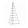 Sapin de Noël design en métal 180 cm - Noir - Jusqu'à -79%