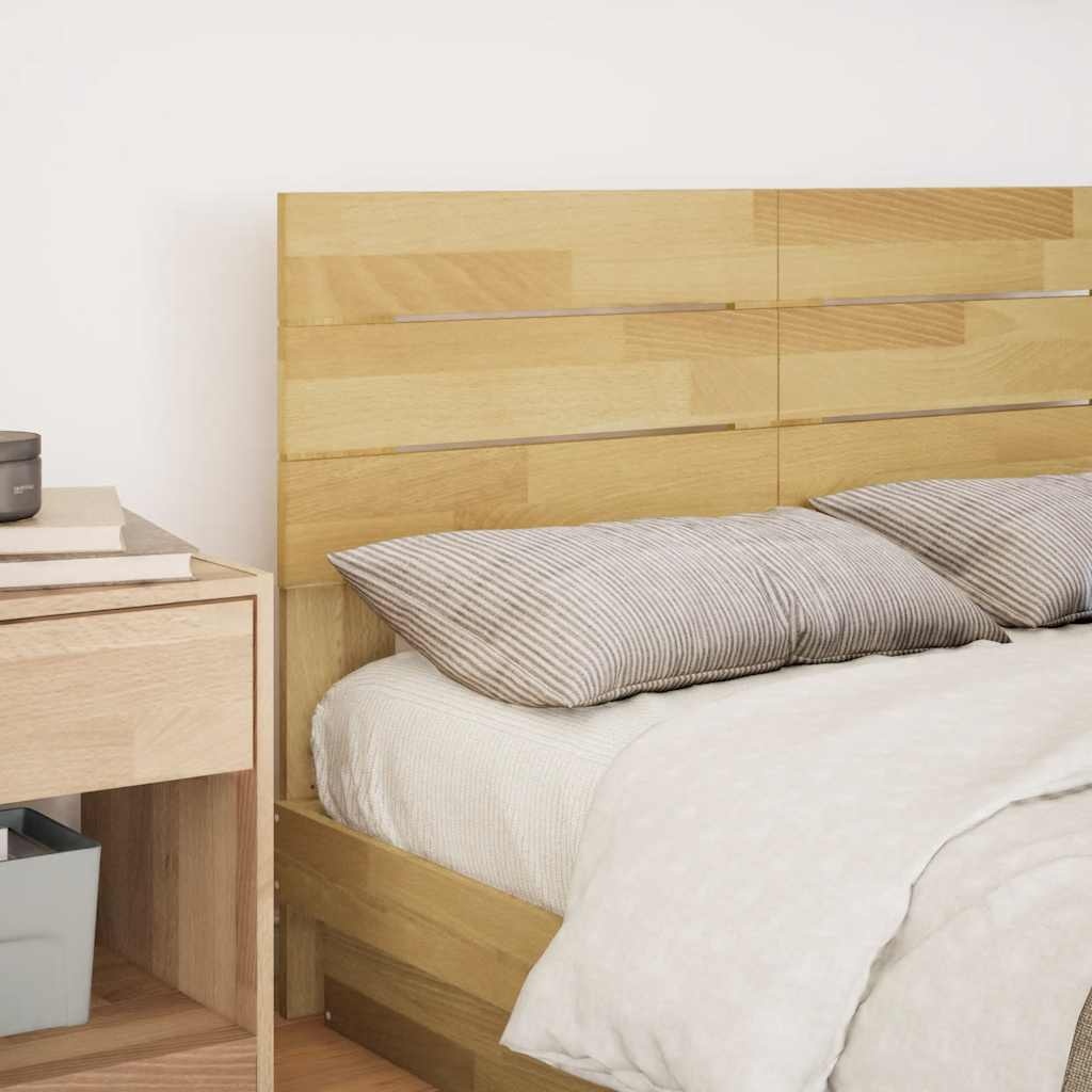 Vidaxl Tête de lit en chêne massif 120 cm - Jusqu'à 84% de remise