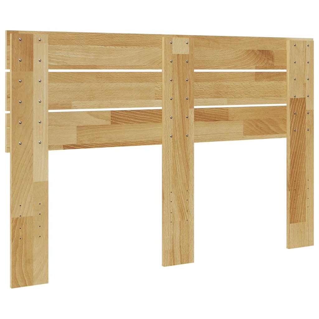 Vidaxl Tête de lit en chêne massif 120 cm - Jusqu'à 84% de remise