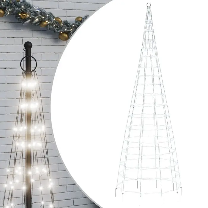 Vidaxl Sapin de Noël lumineux à LED 300 cm - Jusqu'à -79%