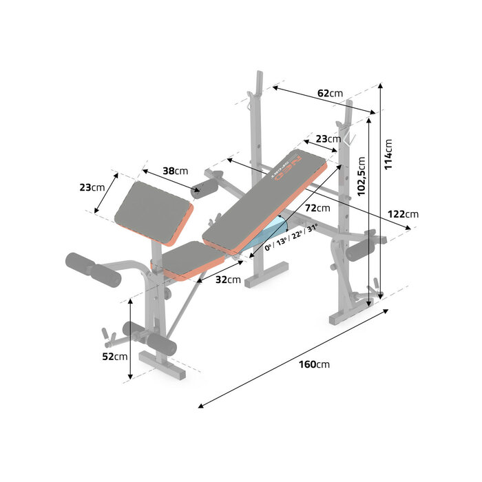 Viking Choice Banc de musculation pliable multifonction - Jusqu'à -39% sur l'outlet