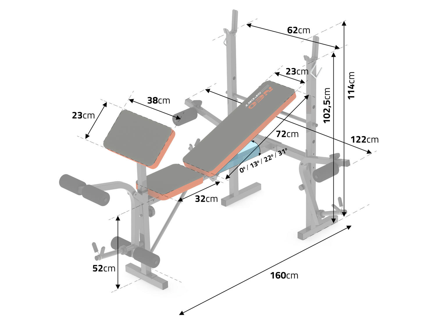 Viking Choice Banc de musculation pliable multifonction - Jusqu'à -39% sur l'outlet