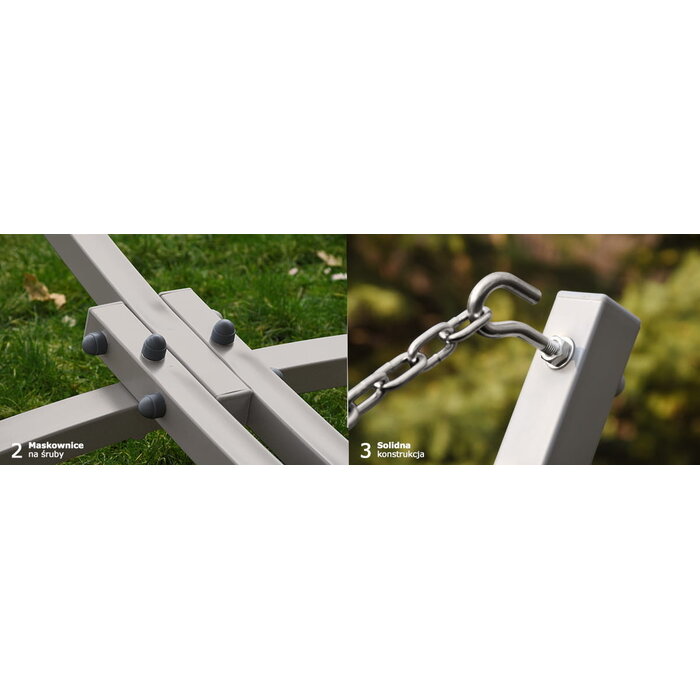 Viking Choice Support pour hamac en acier 300x130cm - Jusqu'à 10% de remise