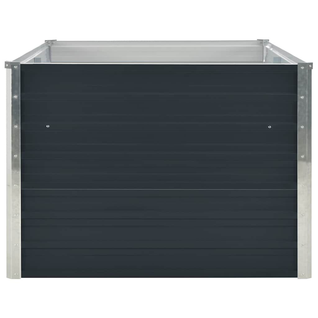 Vidaxl Bac à fleurs surélevé 160x80x45cm - Acier galvanisé - Jusqu'à -45%