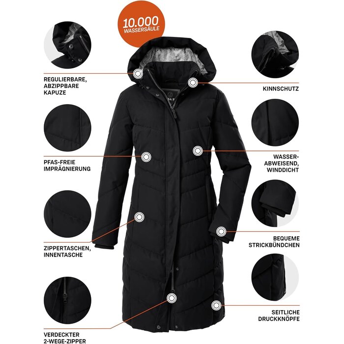 Manteau matelassé imperméable pour femme - Jusqu'à 35% de réduction