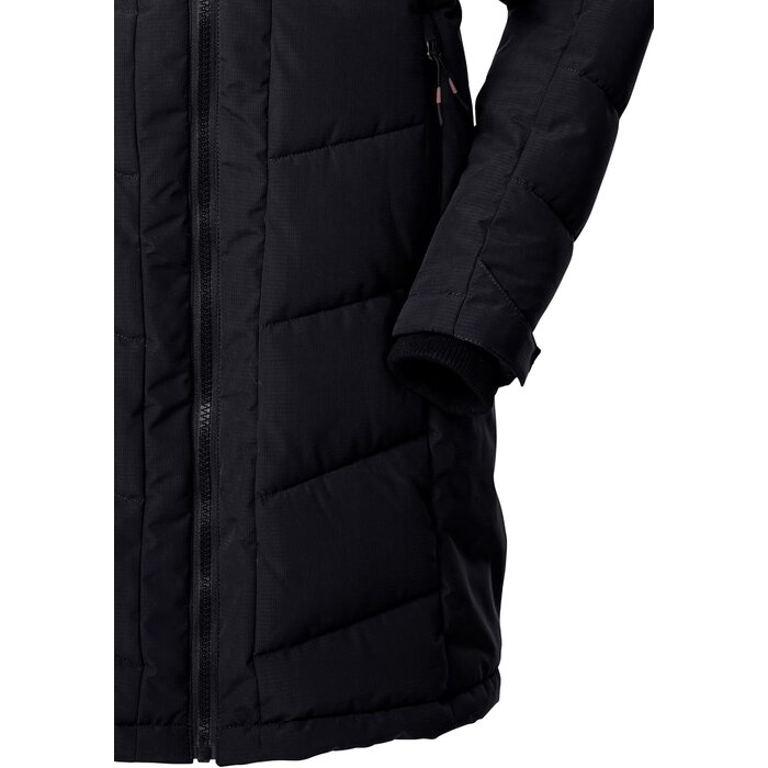 Veste matelassée fille imperméable noire - Jusqu'à 34 % de réduction