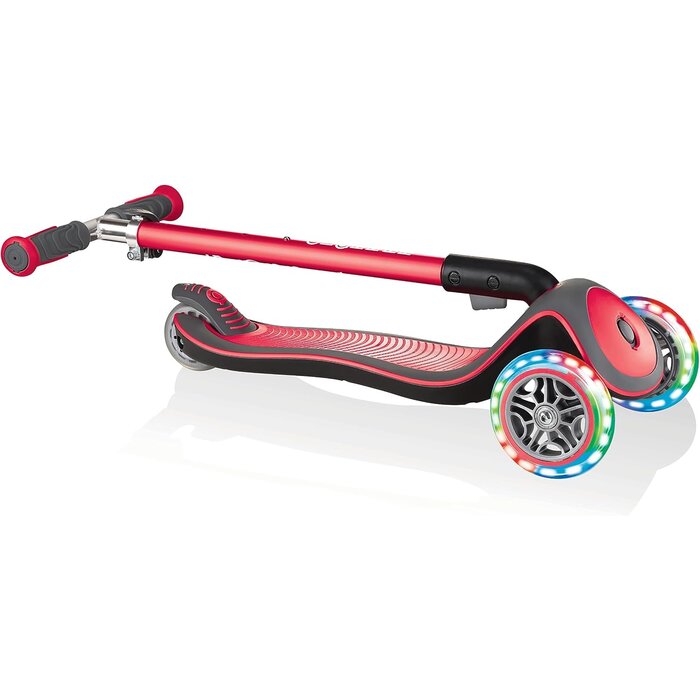 Trottinette 3 roues enfant rouge LED - Jusqu'à 34% de remise