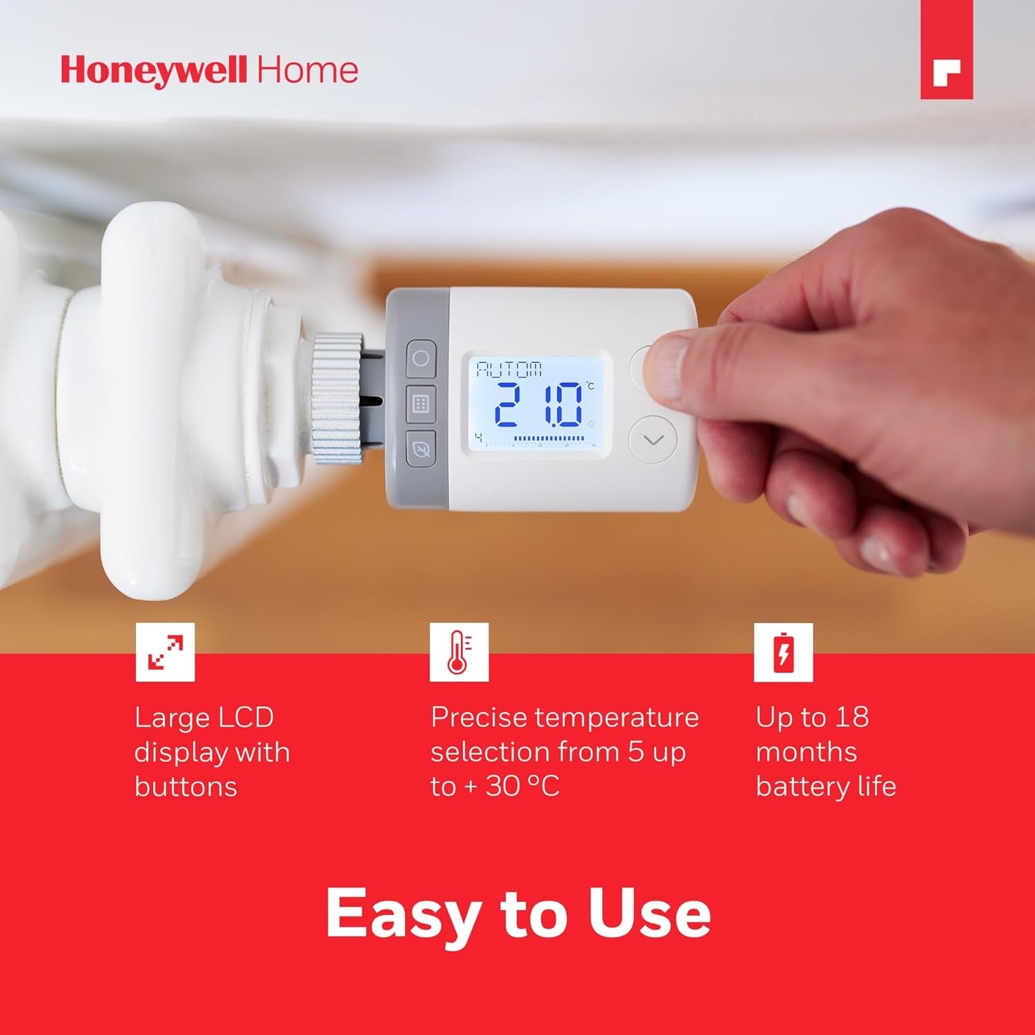 Lot de 2 têtes thermostatiques programmables - Jusqu'à 29% de remise