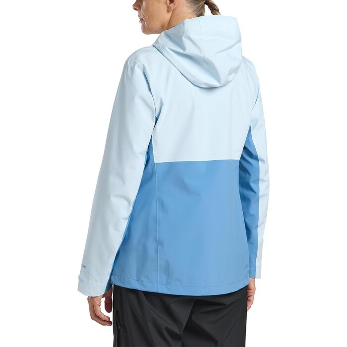 Veste outdoor femme imperméable bleu glacier XS - Jusqu'à 34% de remise