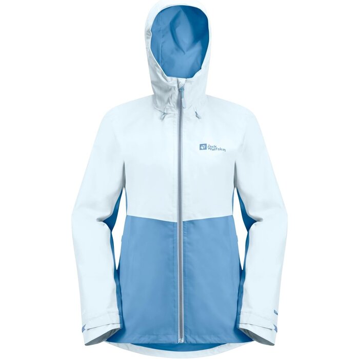 Veste outdoor femme imperméable bleu glacier XS - Jusqu'à 34% de remise