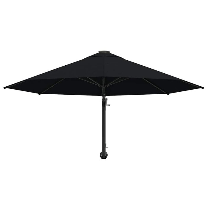 Vidaxl Parasol mural 300 cm noir - Jusqu'à 34% de réduction