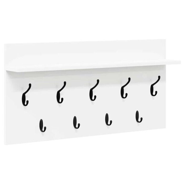 Vidaxl Porte-manteau mural blanc 80x40cm - Économisez jusqu'à 33%