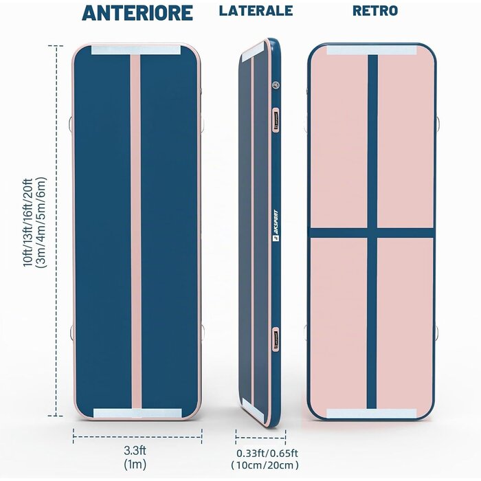 Tapis de gymnastique gonflable AirTrack - Jusqu'à 35% de remise