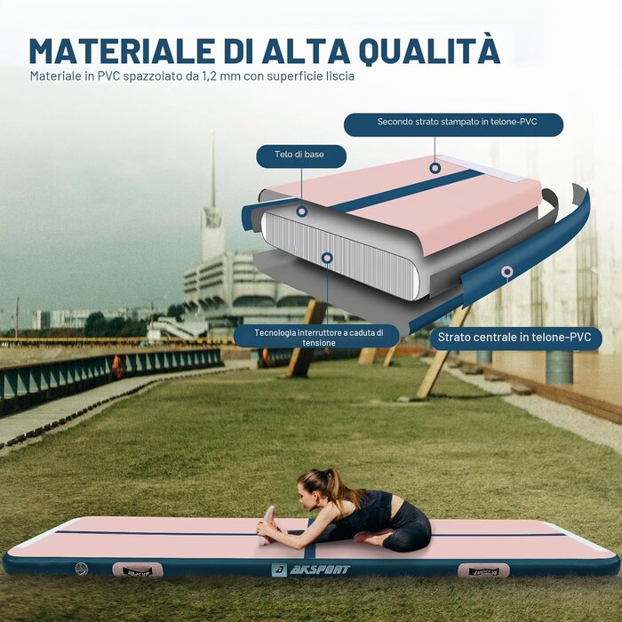 Tapis de gymnastique gonflable AirTrack - Jusqu'à 35% de remise