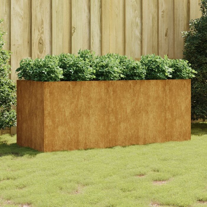 Vidaxl Jardinière surélevée acier corten 200x80x80cm - Jusqu'à -35%